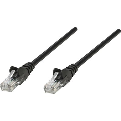 RJ45-ös patch kábel, hálózati LAN kábel CAT 6 S/FTP [1x RJ45 dugó - 1x RJ45 dugó] 7.50 m Fekete Intellinet