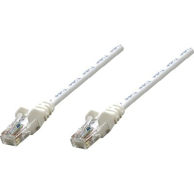 RJ45-ös patch kábel, hálózati LAN kábel CAT 6 S/FTP [1x RJ45 dugó - 1x RJ45 dugó] 7.50 m Fehér Intellinet