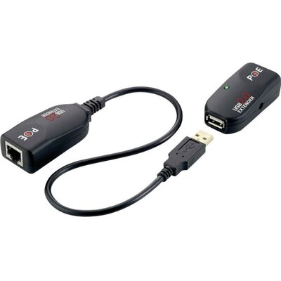 USB 2.0 Extender, jeltovábbító RJ45 csatlakozón keresztül max.50m LogiLink UA0207