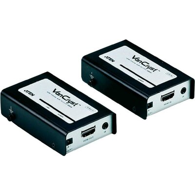 HDMI Extender, jeltovábbító RJ 45 csatlakozással, infra irányítással max.60m-ig Aten VE810-AT-G