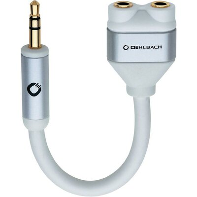 3,5 mm-es jack elosztó kábel, Oehlbach iConnect Y