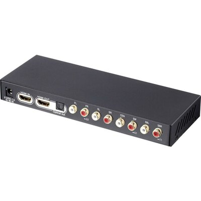 HDMI audio extraktor toslink és 7.1-es RCA hang kimenettel, SpeaKa Professional