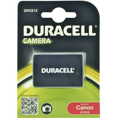 LP-E12 Canon kamera akku 7,4V 800 mAh, Duracell