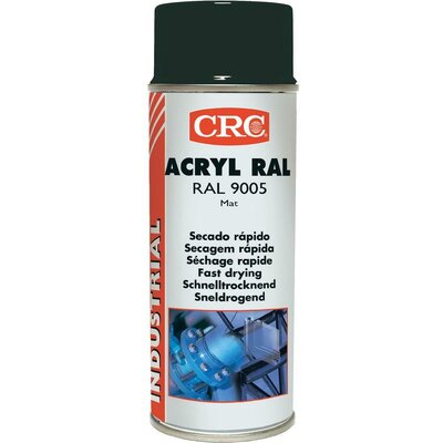 Akril spray, festék, matt fekete színű 400ml CRC 31075-AA