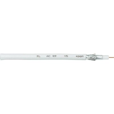Digitális SAT speciális koaxiális kábel Koax Fehér Interkabel