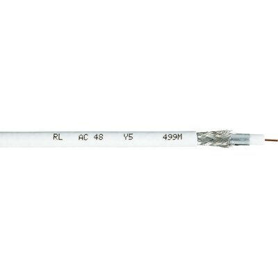 Koaxiális vezeték 75 Ω 100 dB Fehér Interkabel AC 48 méteráru
