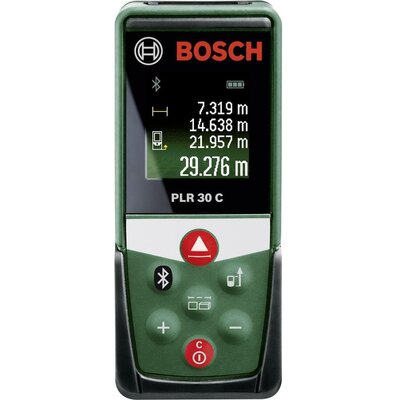 Bosch PLR 30 C lézeres távolságmérő, mérési tartomány max.30 m