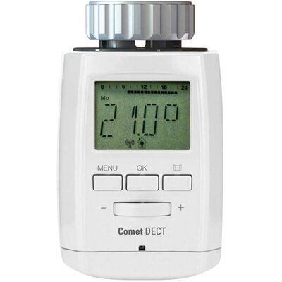 Vezeték nélküli termosztátfej, radiátor termosztát, Eurotronic COMET DECT