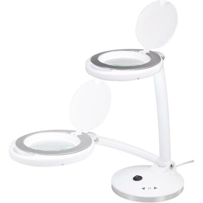 SMD LED-es asztali nagyítós lámpa, nagyítás: 1,75x, lencse Ø: 100 mm, Toolcraft 1425137