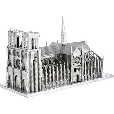 Metal Earth Notre Dame épület 3D lézervágott fémmodell építőkészlet 502884