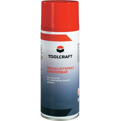 Sűrített levegő spray, nem gyúlékony, 400 ml, 24 db, TOOLCRAFT 893921