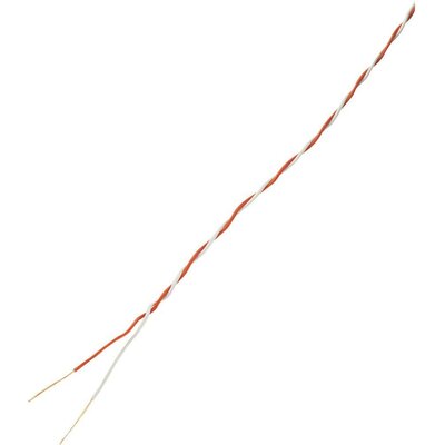 Réz kapcsolóvezeték, Ø 0,5 mm, 10 m, piros/fehér, CCA