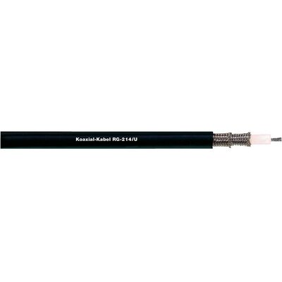 Koaxiális-, RGB kábel, UNITRONIC® RG-214/U Fekete méteráru LappKabel
