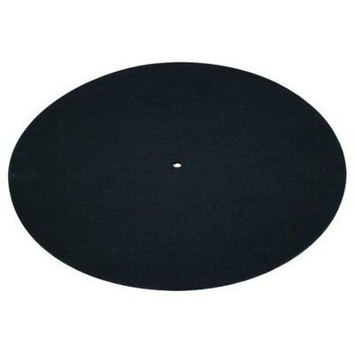 Omnitronic lemezjátszó filckorong, antisztatikus slipmat, fekete színű