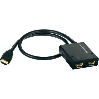 2 portos HDMI elosztó, splitter Inakustik Star 1082544