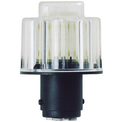 LED izzó jelzőlámpához BA15D 230V, fehér, Werma Signaltechnik 956.400.68