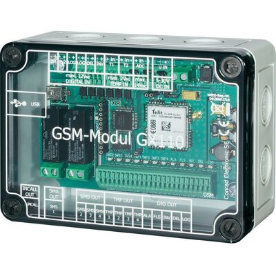GSM modul méréshez, szabályzáshoz, riasztó rendszerhez, Conrad GX110