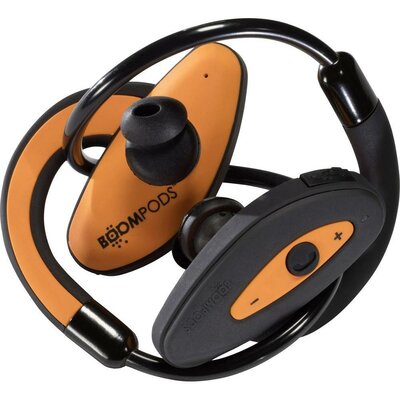 Bluetooth fejhallgató, vízálló sport fejhallgató, narancs színű Boompods Sportpods SPORA