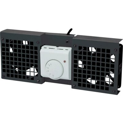 19 2 x Hálózati szekrény ventilátor LogiLink FAW102B Fekete