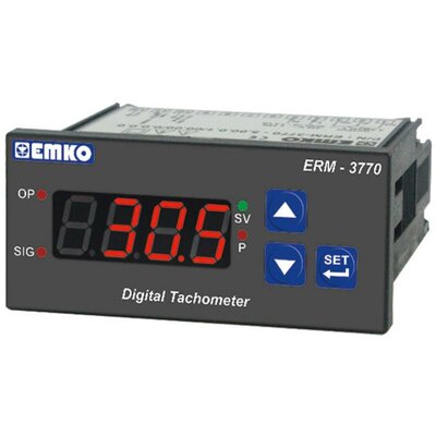 Digitális tachométer NPN/PNP 230V/AC, relés kimenet, Emko ERM-3770.5.00.0.1/00.00/0.0.0.0
