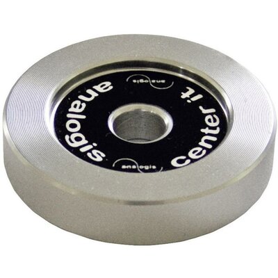 Kislemez központosító gyűrű, adapter bakelit lemezekhez, fém Analogis &quot Center it&quot 8105