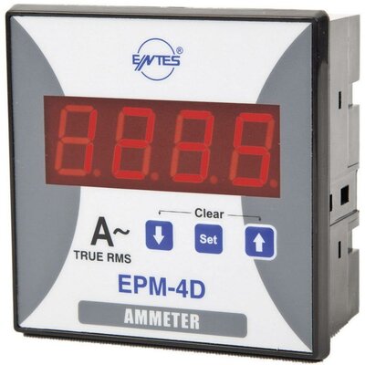 Programozható 1 fázisú beépíthető AC árammérő műszer, ENTES EPM-4D-96