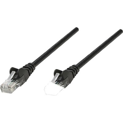 RJ45-ös patch kábel, hálózati LAN kábel CAT 6 S/STP [1x RJ45 dugó - 1x RJ45 dugó] 2 m Fekete Intellinet