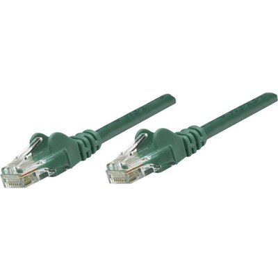 RJ45-ös patch kábel, hálózati LAN kábel CAT 6 S/STP [1x RJ45 dugó - 1x RJ45 dugó] 2 m Zöld Intellinet