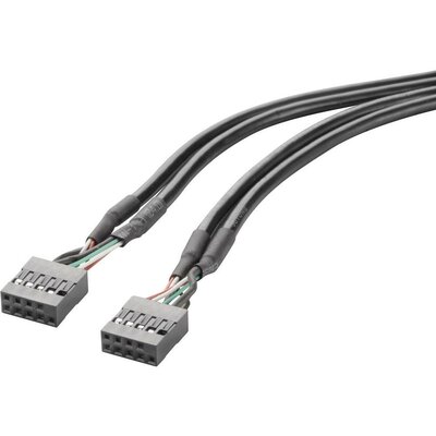 Belső USB Pin Header kábel, 10 pólusú, Renkforce 0,5 m