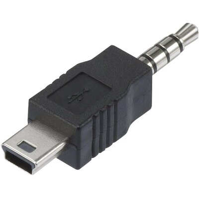 Apple iPod Shuffle töltő és adatcsatlakozó átalakító, mini USB B - 3,5mm-es jack audio adapter Conrad 1152755