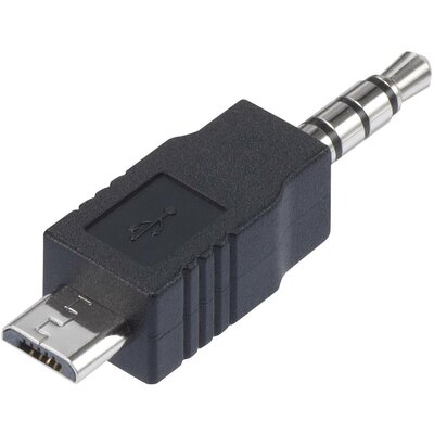 Apple iPod Shuffle töltő és adatcsatlakozó átalakító, mikro USB-jack audio adapter Conrad 1152756