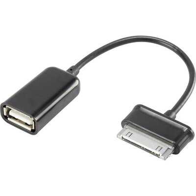 USB 2.0 OTG kábel Samsung tabletekhez 10 cm, Renkforce