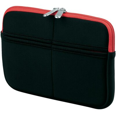 Tablet PC tok, cipzáros 17,8 cm (7&quot ) - 20,3 cm (8&quot ) kijelző méretig, piros-fekete színű Goobay Sleeve 63430
