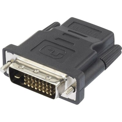 Átalakító HDMI-ről DVI-ra [1x HDMI alj - 1x DVI dugó, 24+1 pólus] renkforce