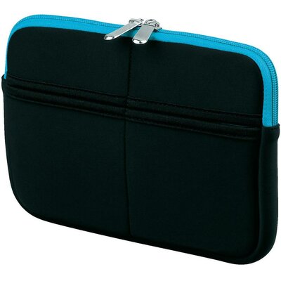 Tablet PC tok, cipzáros 17,8 cm (7&quot ) - 20,3 cm (8&quot ) kijelző méretig, kék-fekete színű Goobay Sleeve 63512