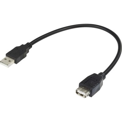 USB hosszabbító Hattyúnyak 0,16 m, Renkforce