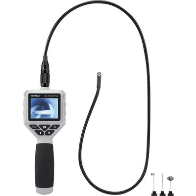 Endoszkóp kamera LCD kijelzővel, LED világítással cserélhető, vízálló szondával Ø 8 mm, hossz 88 cm VOLTCRAFT BS-350XIPSD