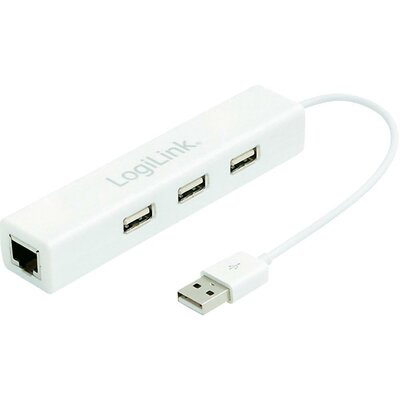 3 portos USB Hub 100 MBit/s LogiLink UA0174A