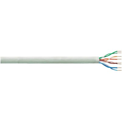 CAT5e U/UTP hálózati kábel, szereletlen, dugó nélküli 4 x 2 x 0.205 mm² 305m, szürke LogiLink CPV0020