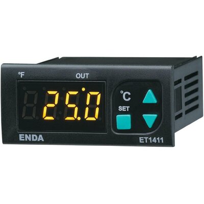 Hőmérséklet szabályozó Enda ET1411-NTC NTC -60 - 150 °C Relé, 8 A (H x Sz x Ma) 71 x 77 x 35 mm
