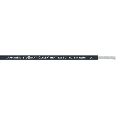 Litze Ölflex® HEAT 125 SC 1 x 0.50 mm² Fekete LappKabel 1232001 100 m