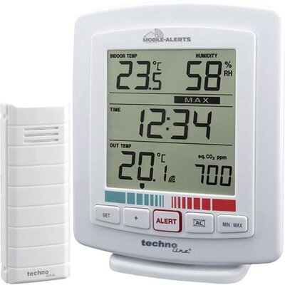 Vezeték nélküli hőmérő és páratartalom mérő, Techno Line WL 2000