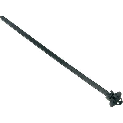 Benyomó-tartó kábelkötegelő 160 x 5 mm, fekete, 1 db, HellermannTyton 111-85350 T50SD6