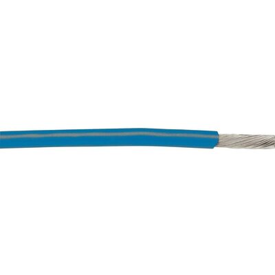 Litze EcoWire 1 x 3.31 mm² Kék AlphaWire 6718 30.5 m