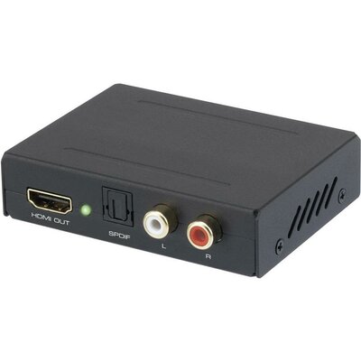 HDMI audio konverter, Toslink, RCA átalakító, extractor SpeaKa Professional 29063c25
