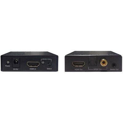 HDMI konverter 1 HDMI bemenet - 1 Optikai, Toslink vagy RCA kimenet Inakustik Exzellenz 9120601