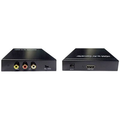 HDMI - AV konverter 1 HDMI bemenet - 3RCA kimenet (PAL/NTSC) Inakustik Exzellenz 9120602