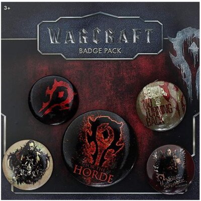 World of Warcraft kitűzőcsomag (5 db)