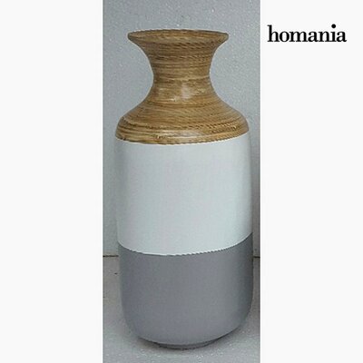 Szürke és fehér bambusz váza by Homania