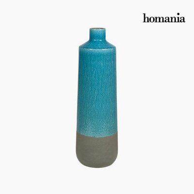 Szürke és türkiz kerámia váza by Homania